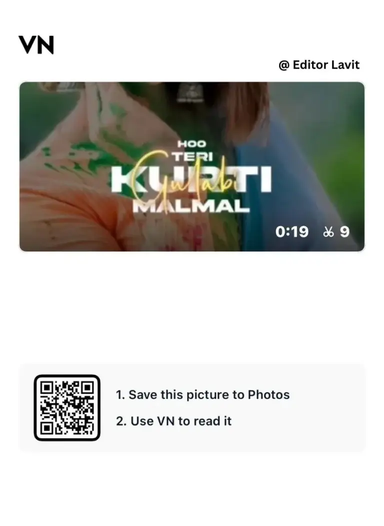 Holi VN Template QR Code