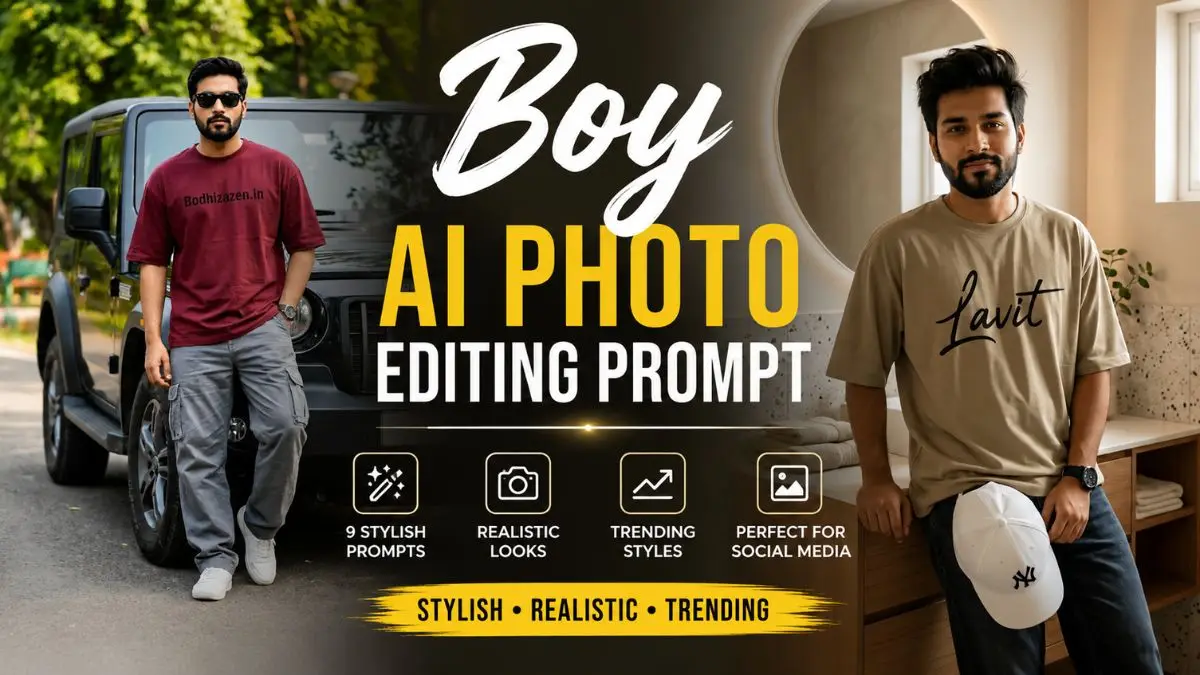 Boy AI Photo Editing Prompt