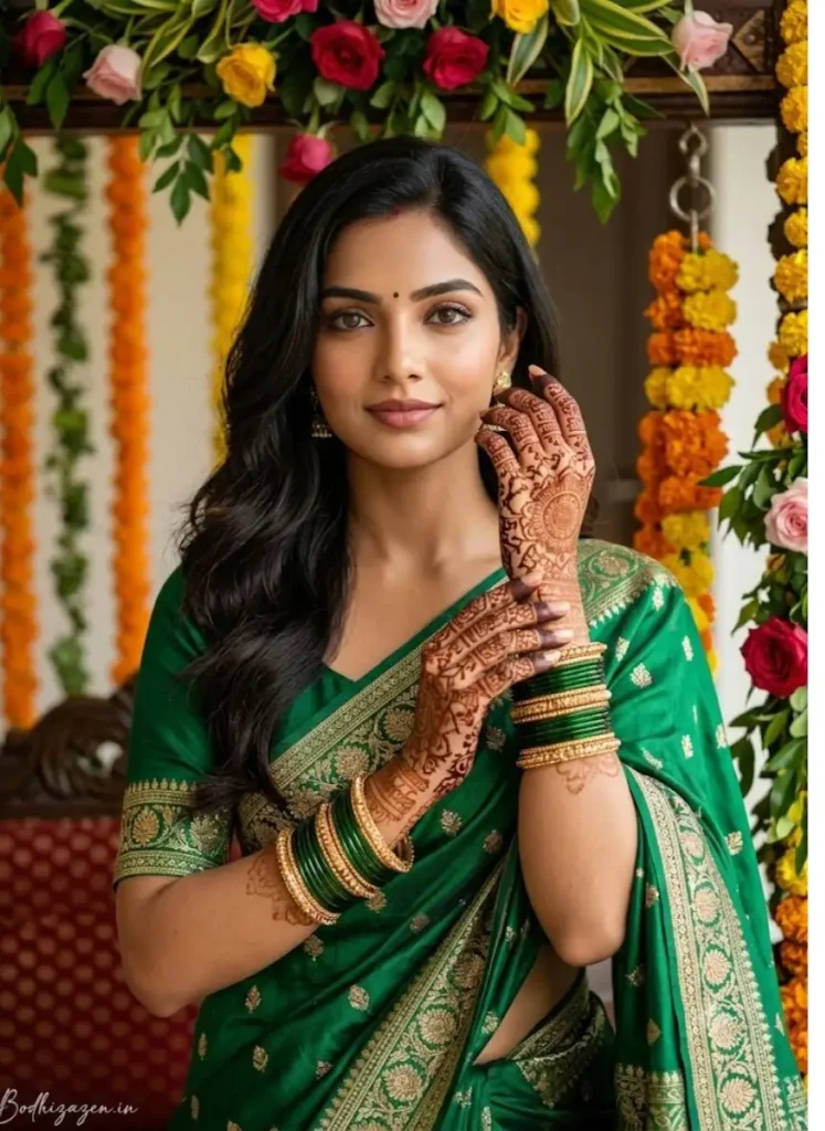 Haryali Teej AI Photo Prompts