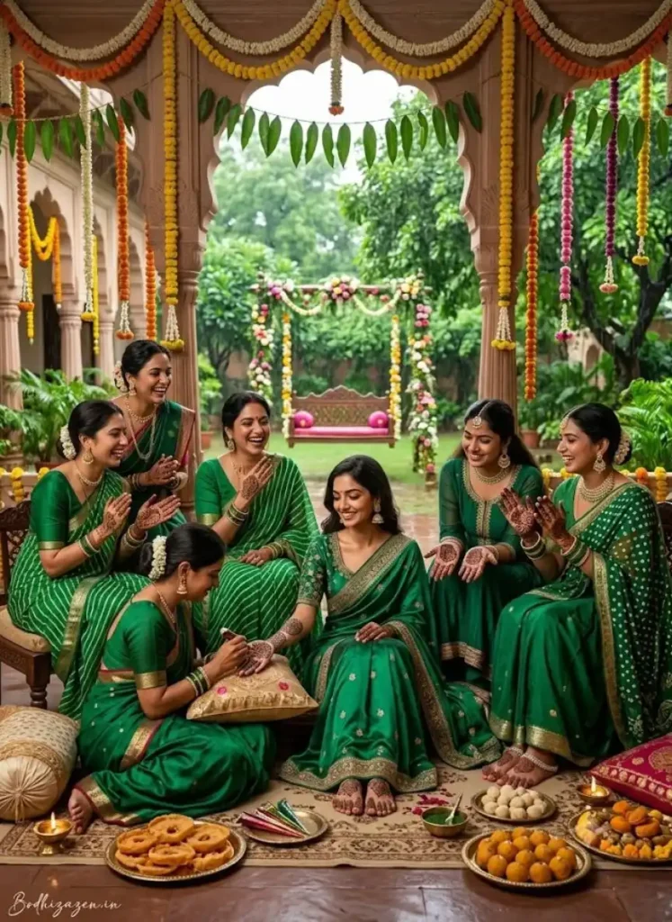 Haryali Teej AI Photo Prompts