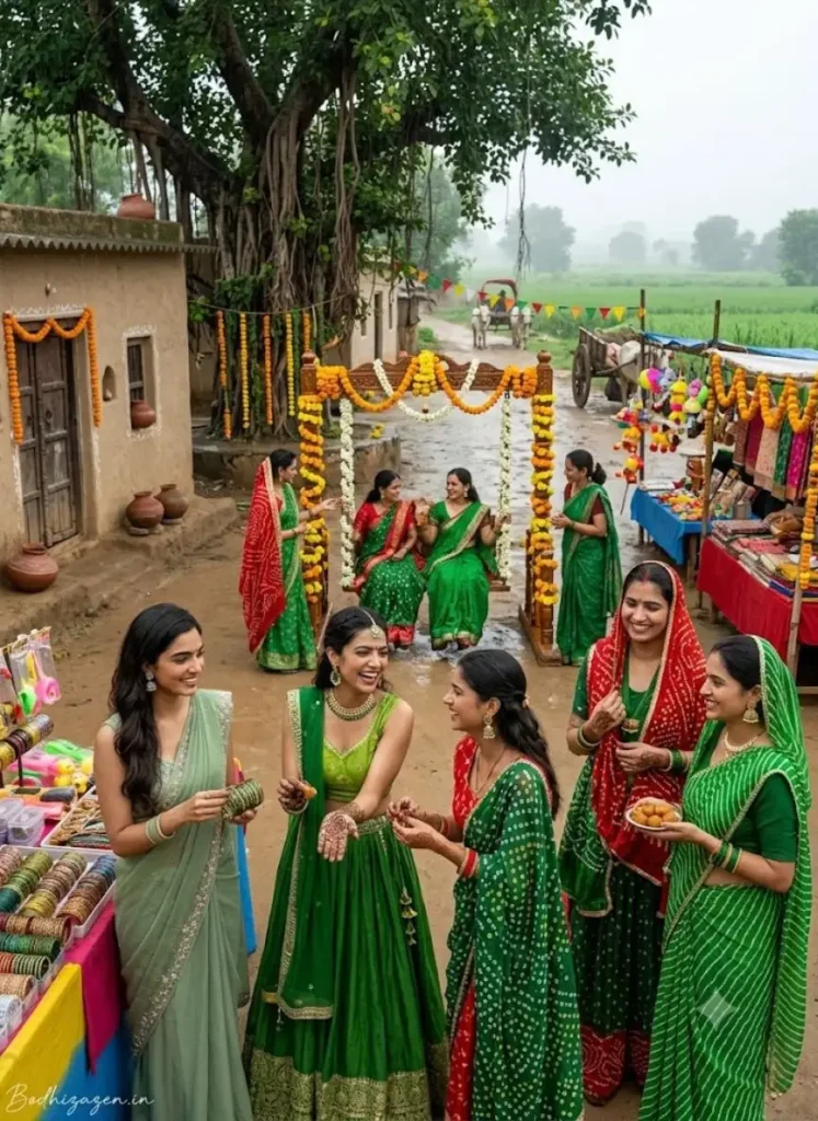 Haryali Teej AI Photo Prompts