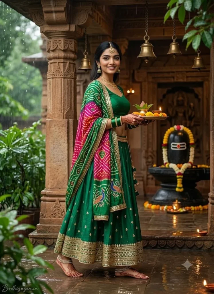 Haryali Teej AI Photo Prompts