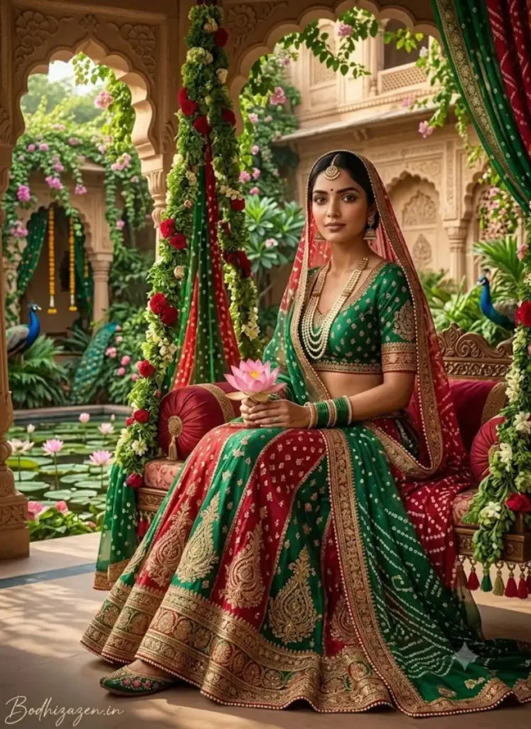 Haryali Teej AI Photo Prompts