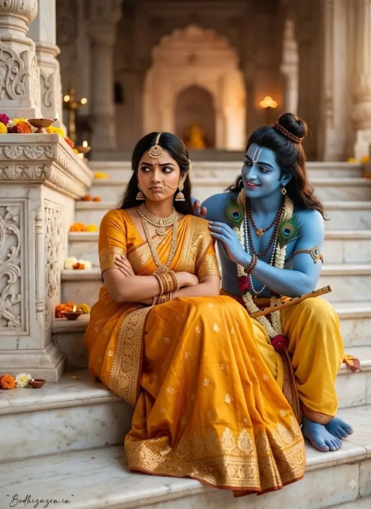 Radha Krishna Couple AI Photo Editing Prompt