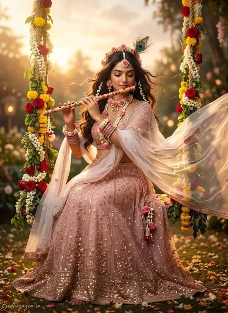 Radha Krishna Couple AI Photo Editing Prompt