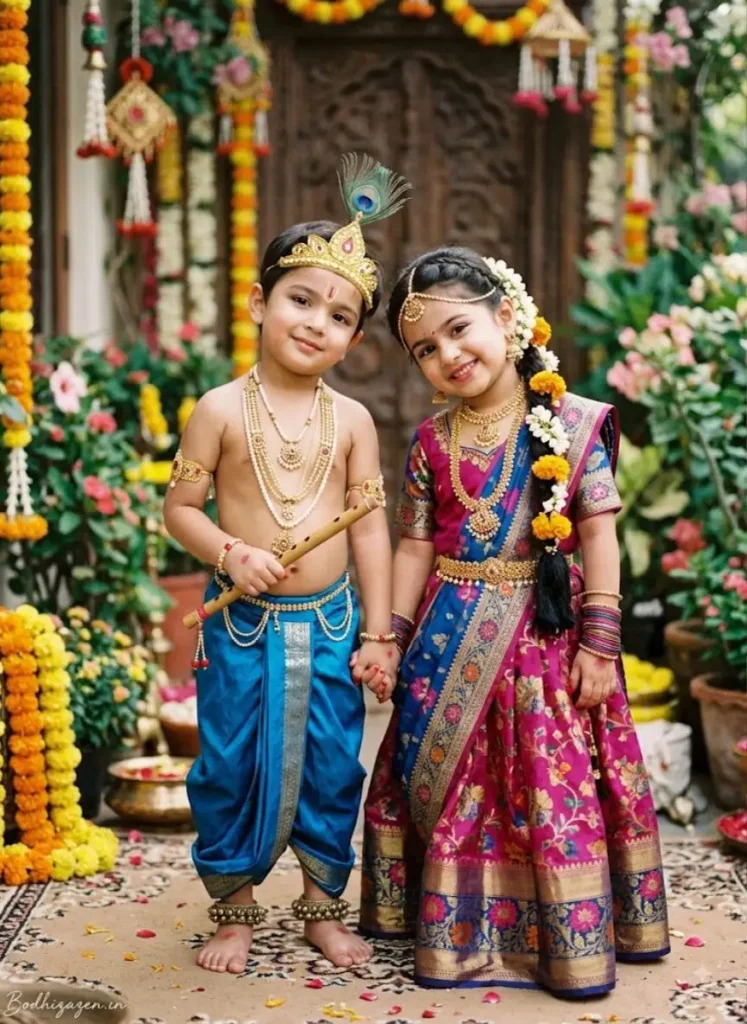 Radha Krishna Couple AI Photo Editing Prompt