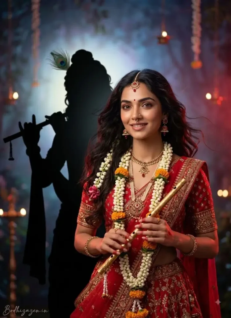Radha Krishna Couple AI Photo Editing Prompt