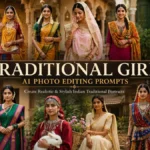 Traditional Girl AI Photo Editing Prompts