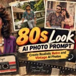 80s Look AI Photo Editing Prompt