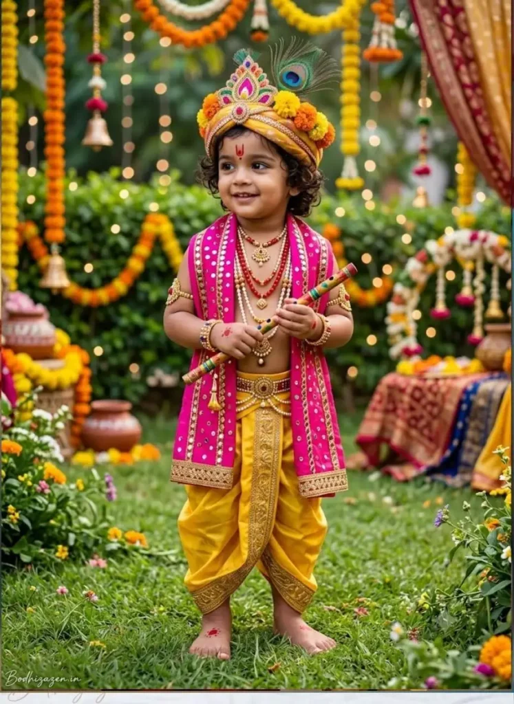 Krishna Janmashtami AI Photo Editing Prompt