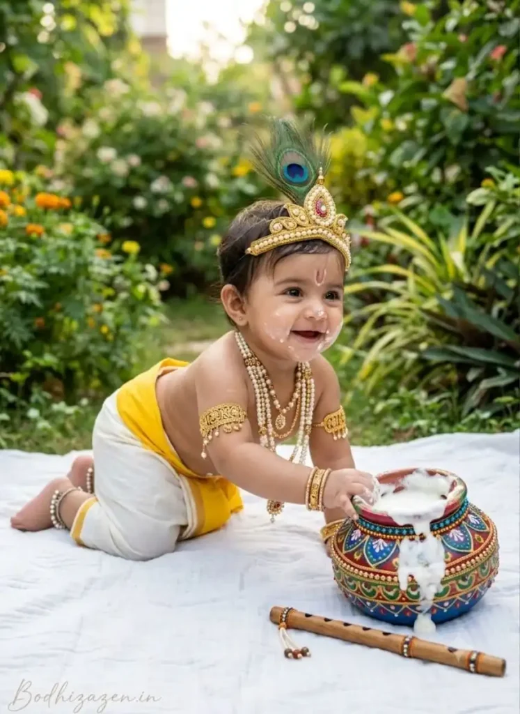 Krishna Janmashtami AI Photo Editing Prompt