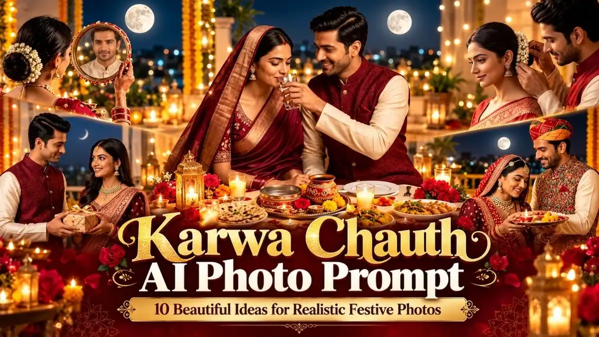 Karwa Chauth AI Photo Prompt