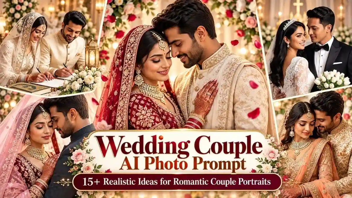Wedding Couple AI Photo Prompt